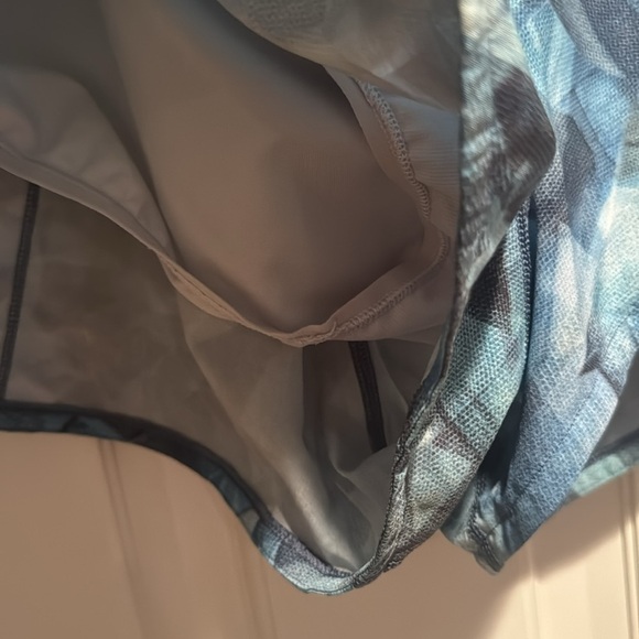 lululemon athletica Blue Geometric Athletic Shorts - Picture 2 of 7